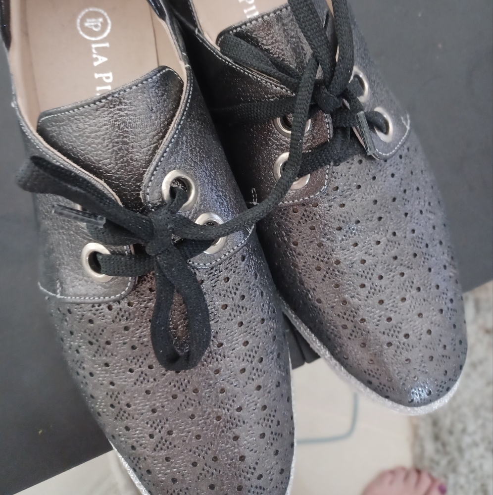La Pinta Silver Shoes Silver 9.5